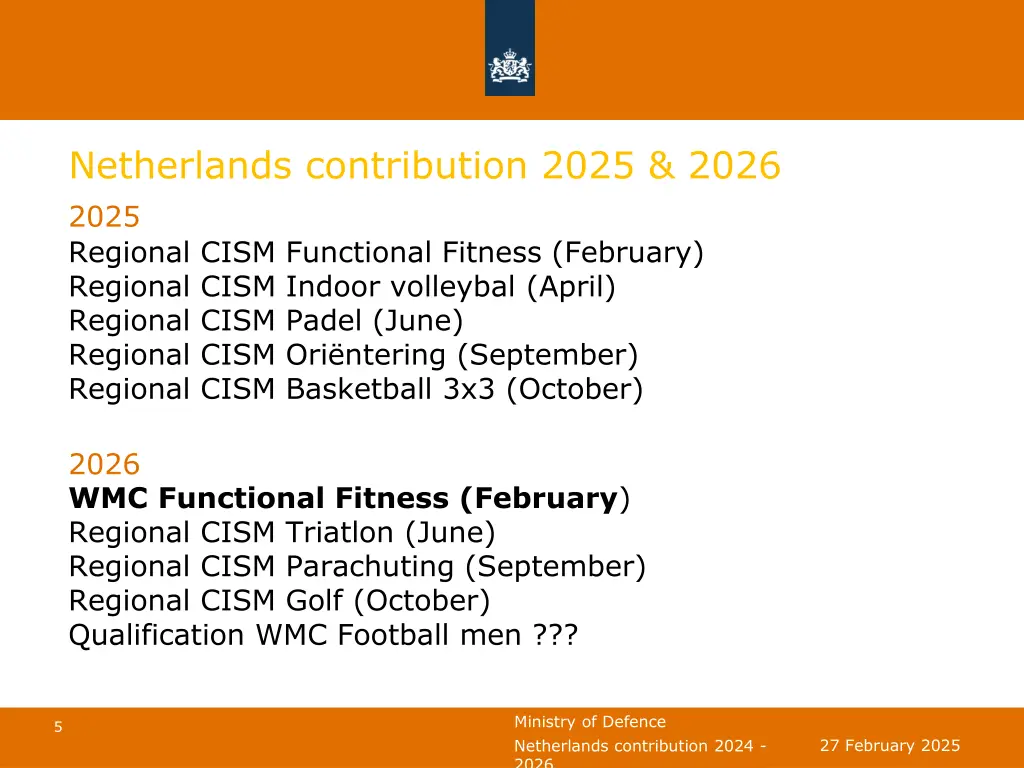 netherlands contribution 2025 2026 2025 regional