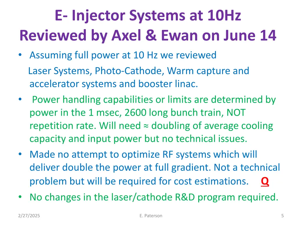 e injector systems at 10hz reviewed by axel ewan