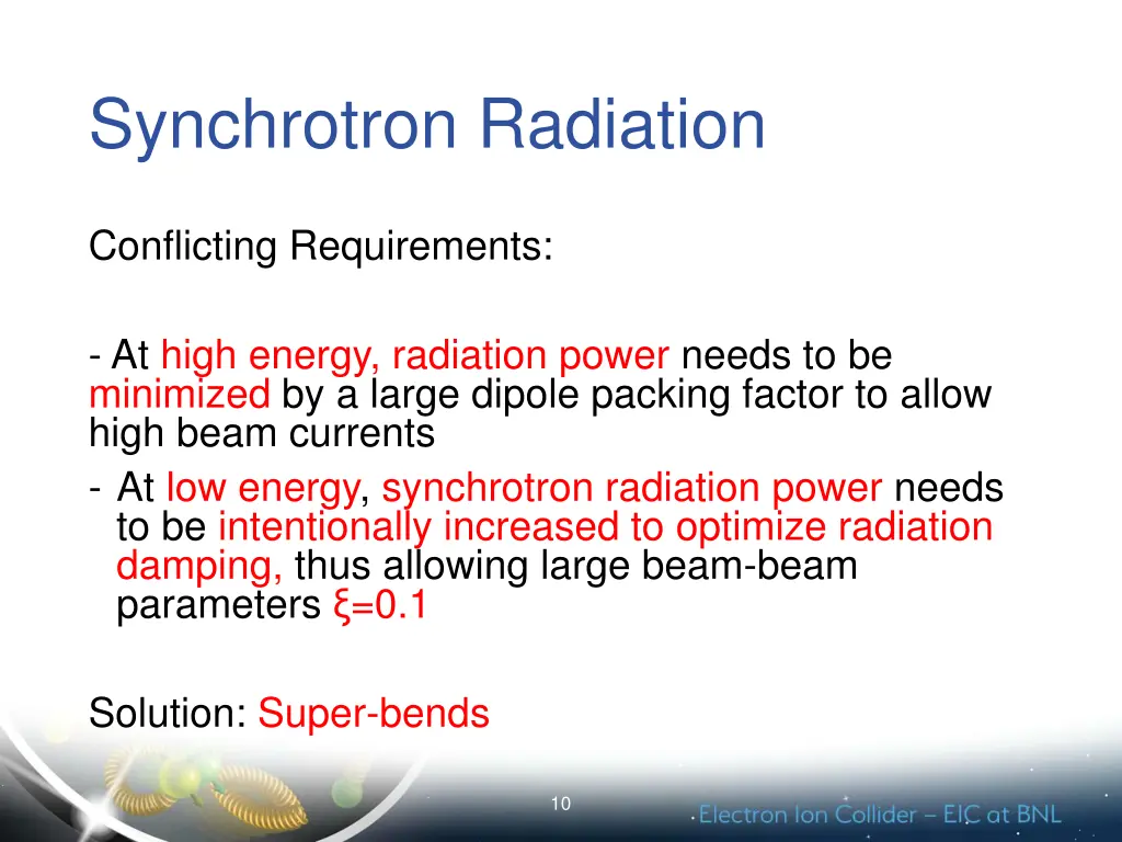 synchrotron radiation