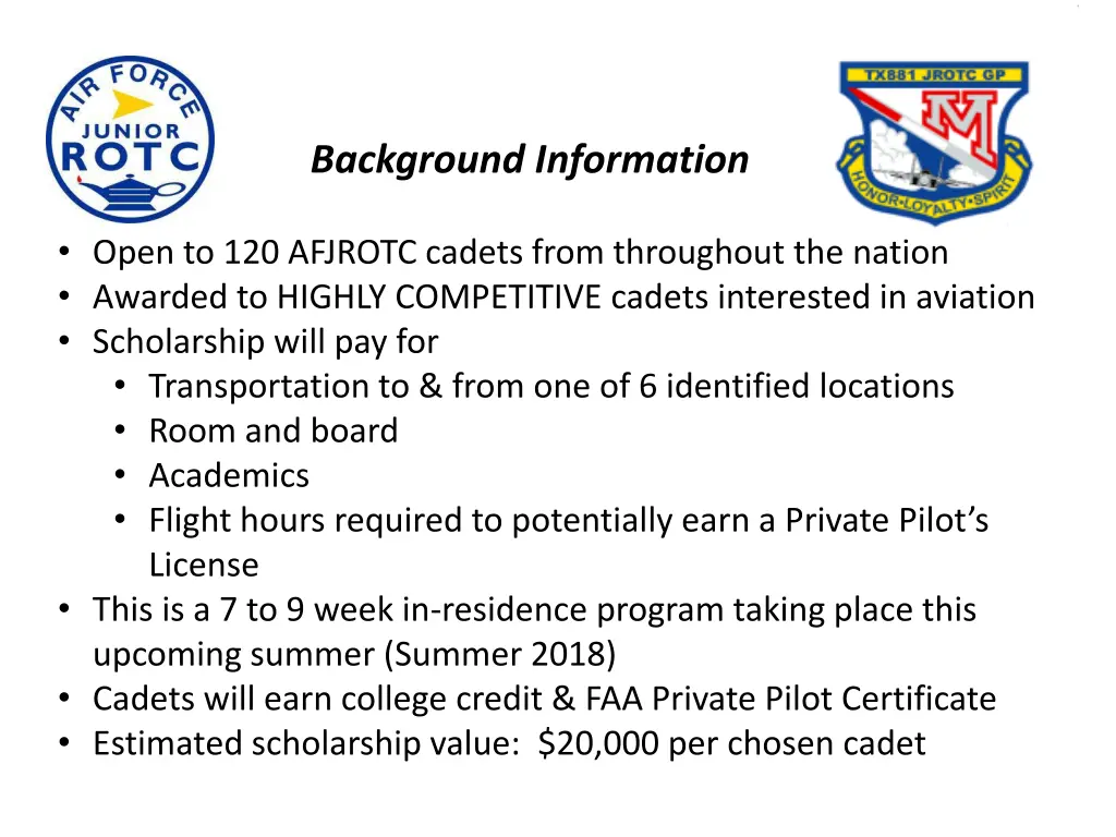 background information