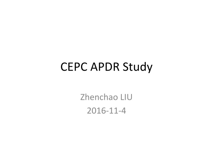 cepc apdr study