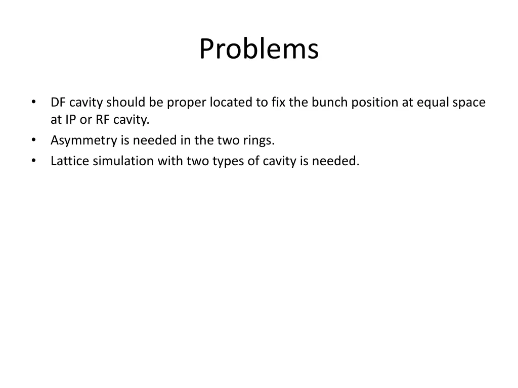 problems