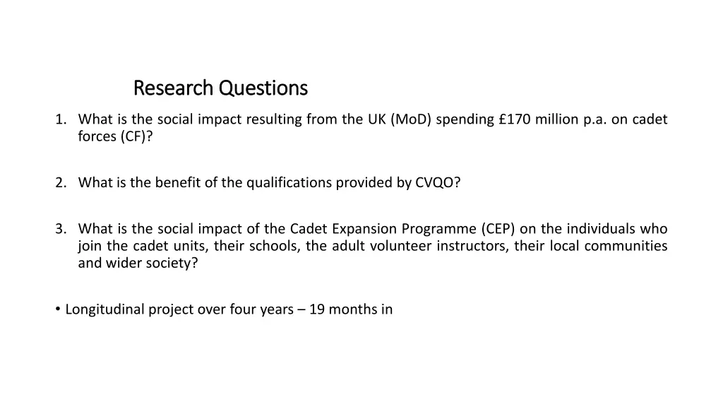research questions research questions