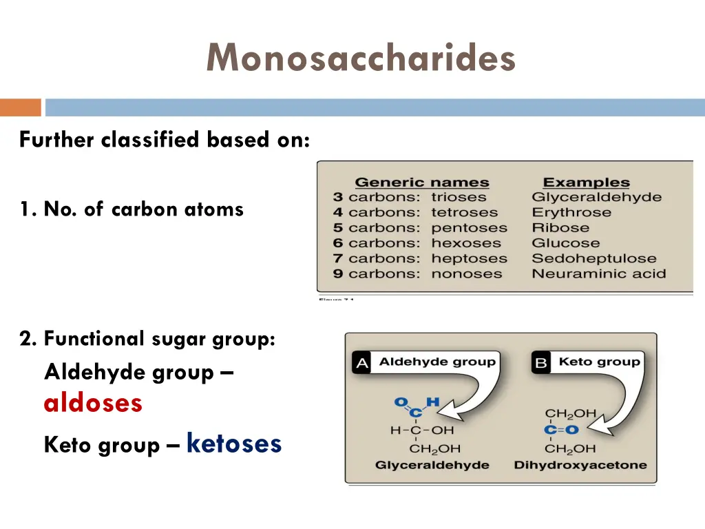 monosaccharides