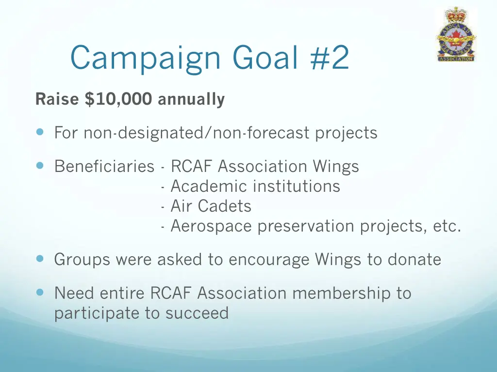 campaign goal 2