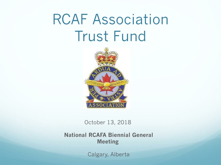 rcaf association trust fund