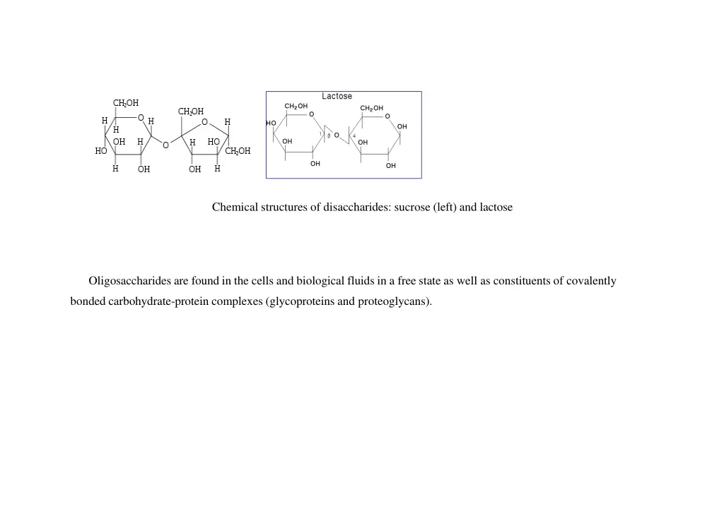 chemical structures of disaccharides sucrose left
