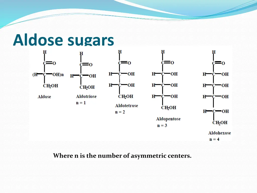 aldose sugars