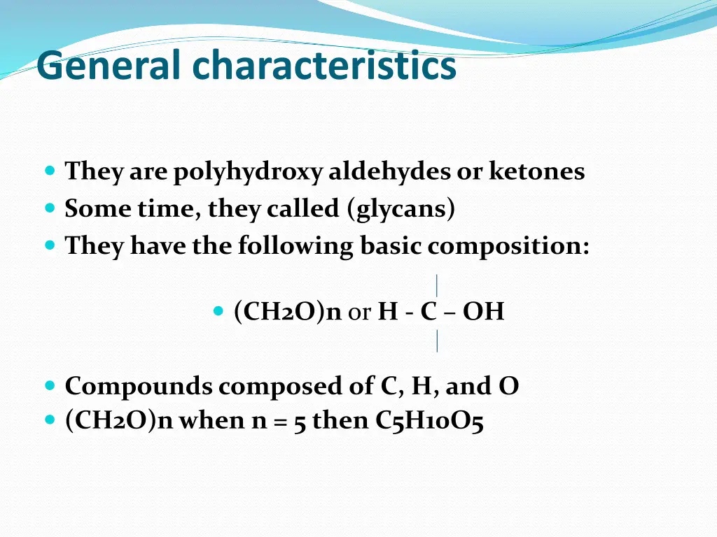 general characteristics