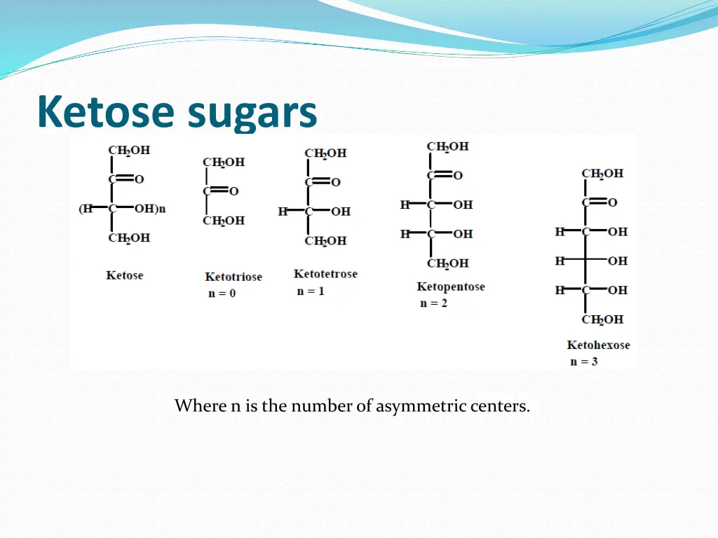 ketose sugars