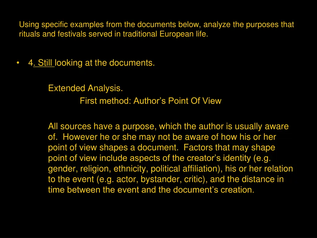 using specific examples from the documents below 8