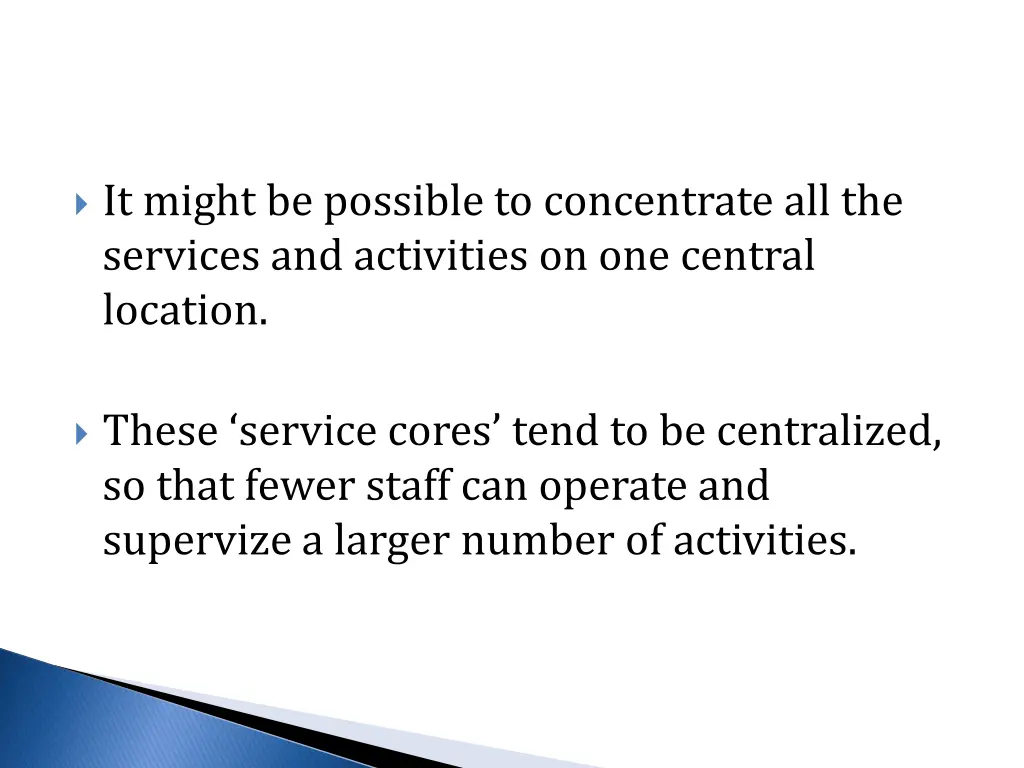 it might be possible to concentrate