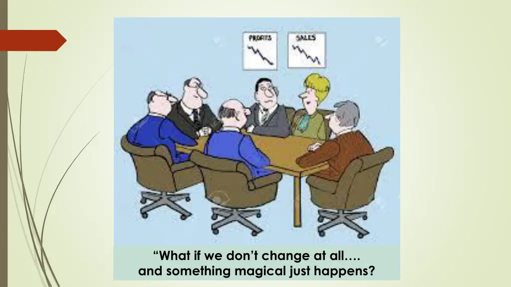 what if we don t change at all and something