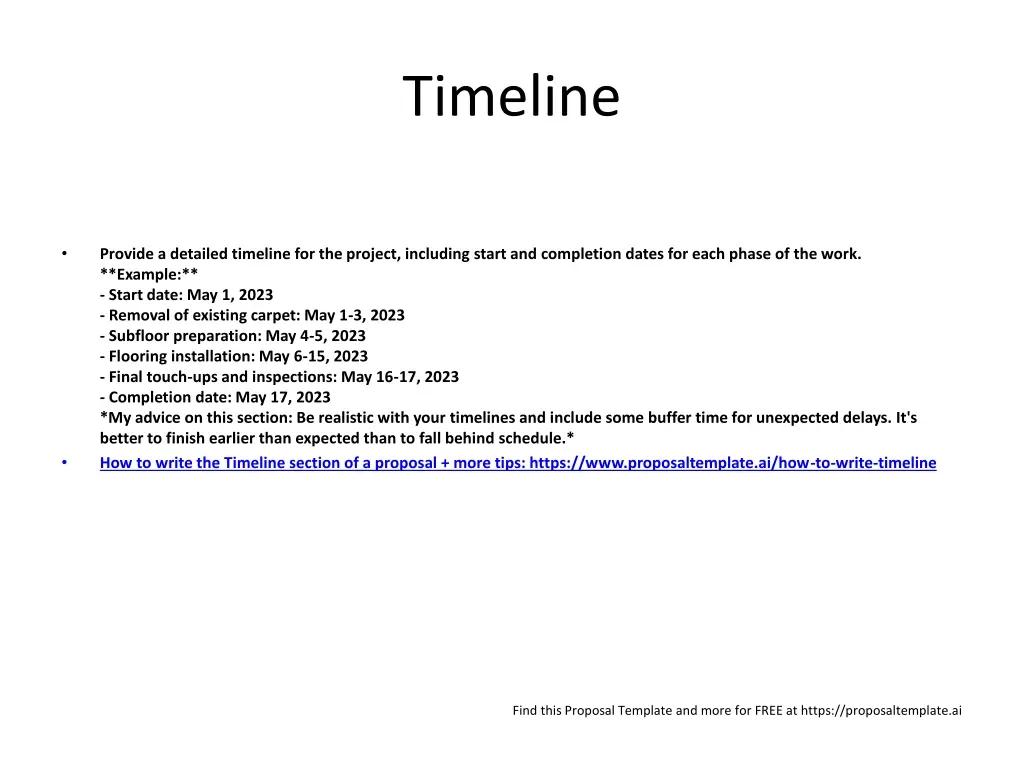 timeline