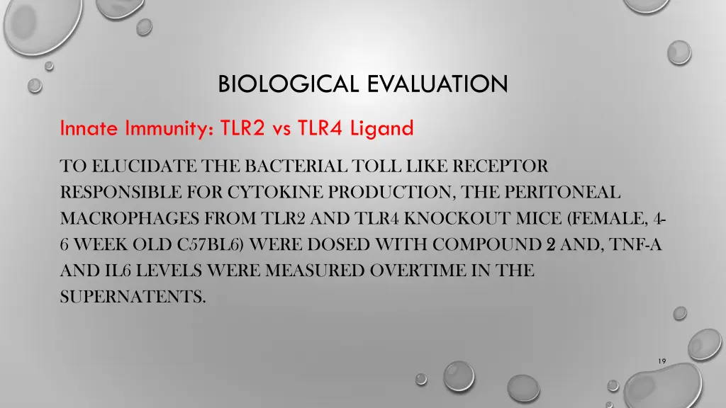 biological evaluation 1