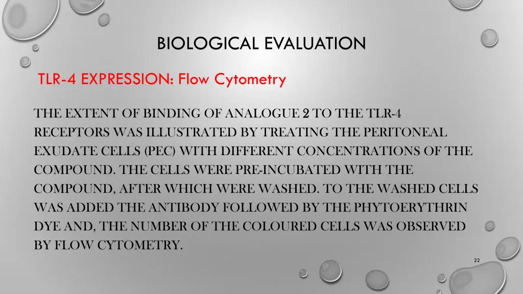 biological evaluation 3