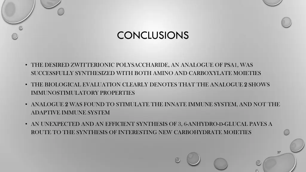 conclusions