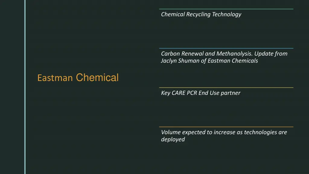 chemical recycling technology