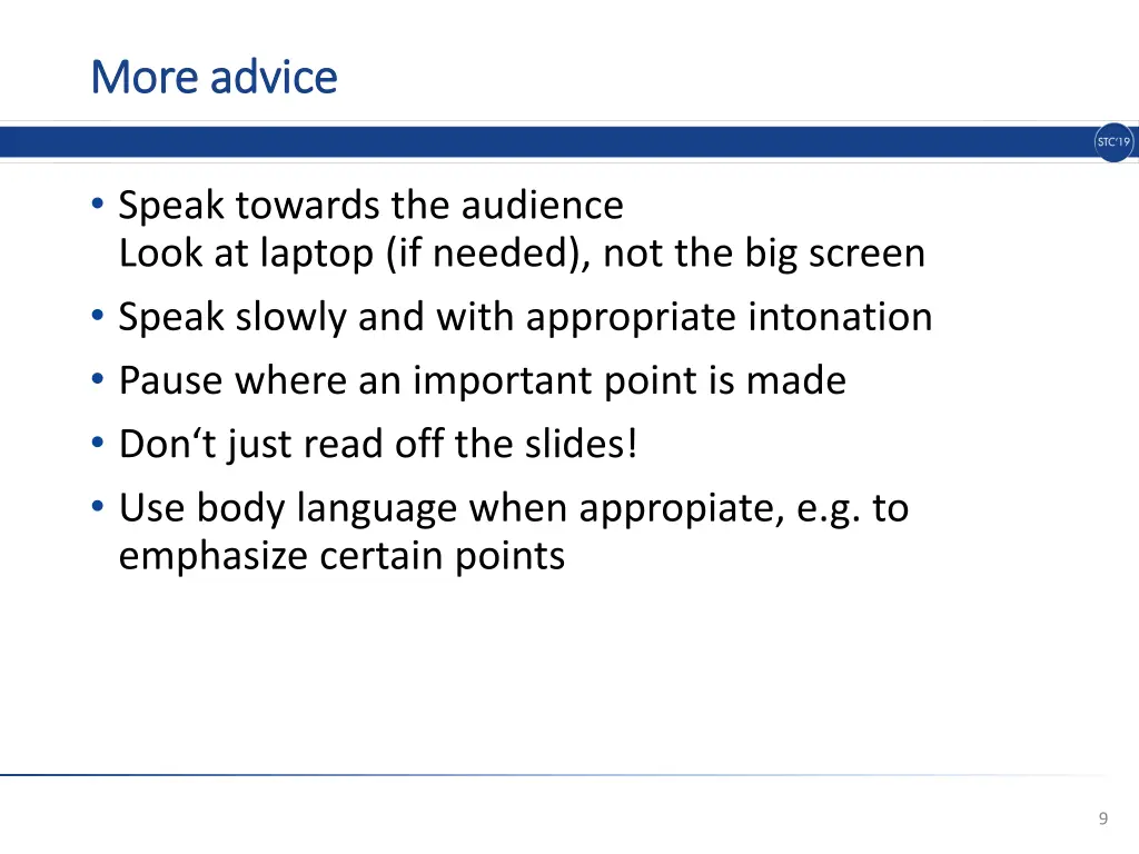 more more advice advice