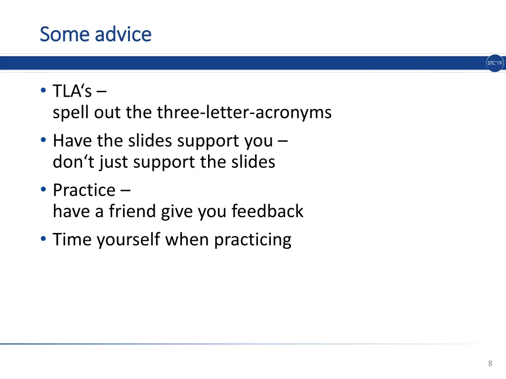 some some advice advice