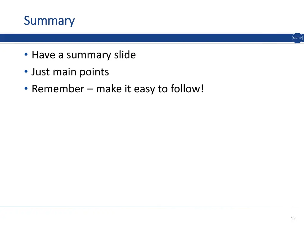 summary summary