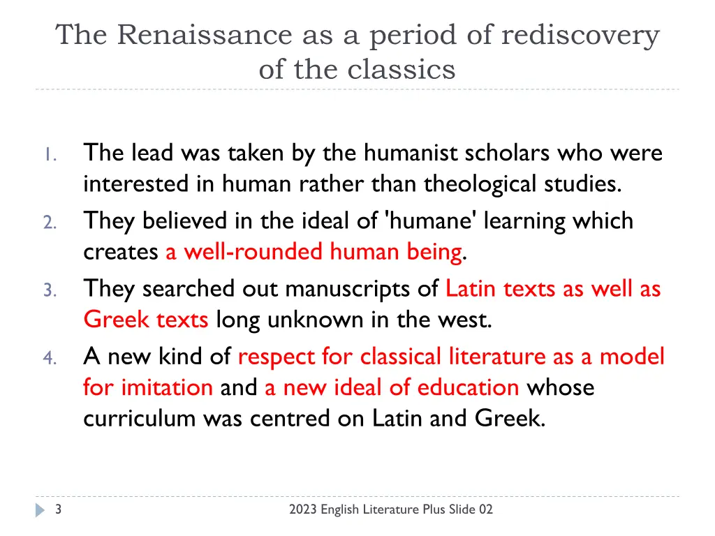 the renaissance as a period of rediscovery
