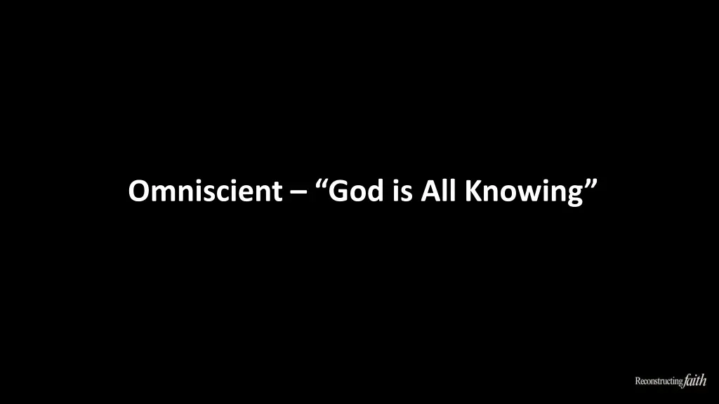 god is