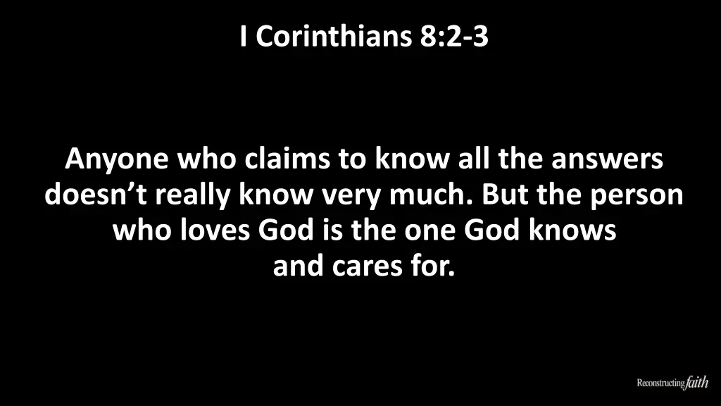 i corinthians 8 2 3