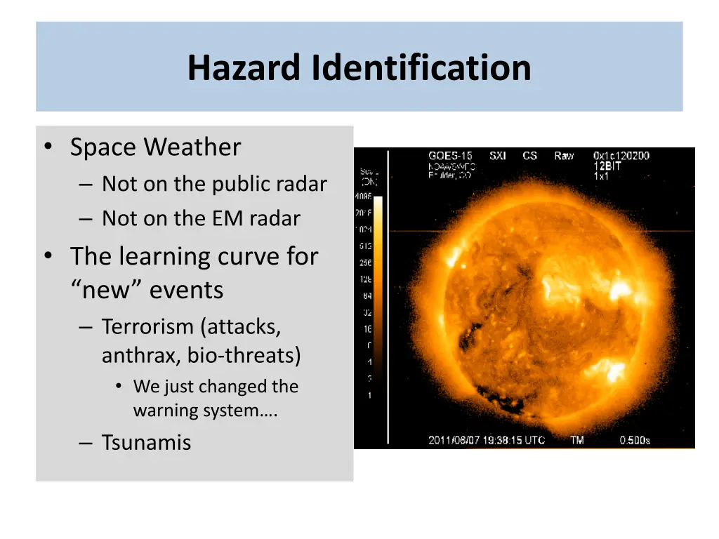 hazard identification