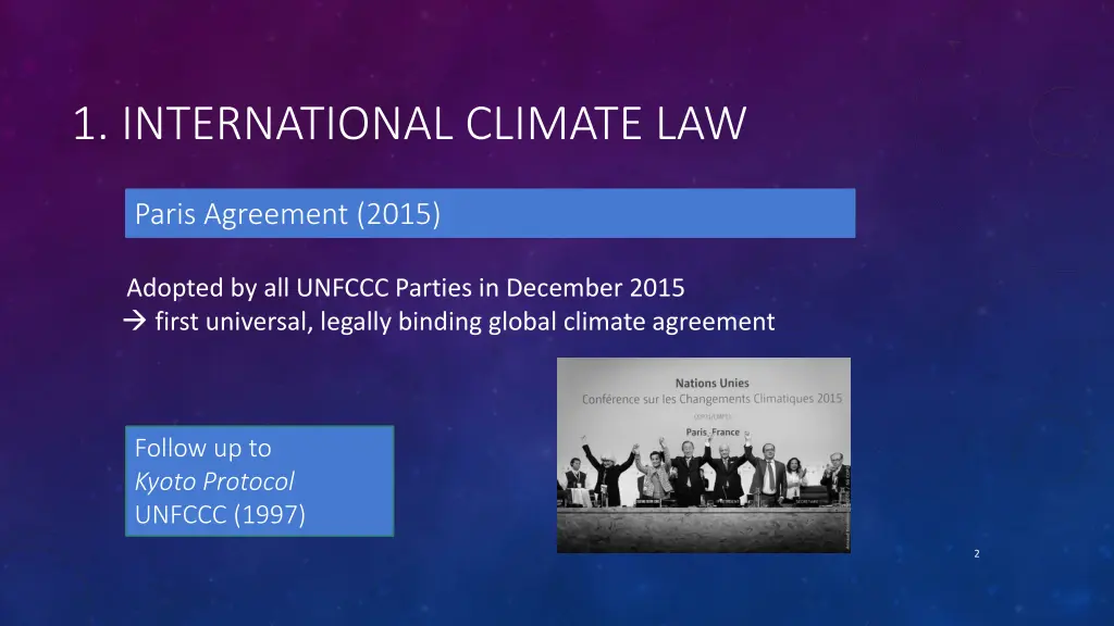 1 international climate law