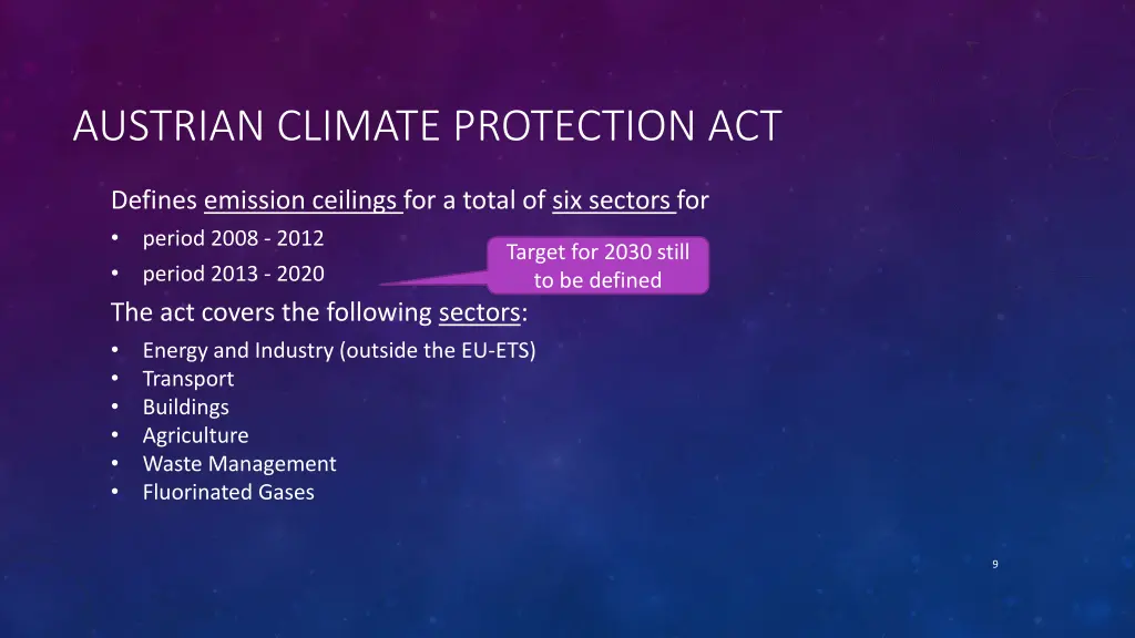 austrian climate protection act