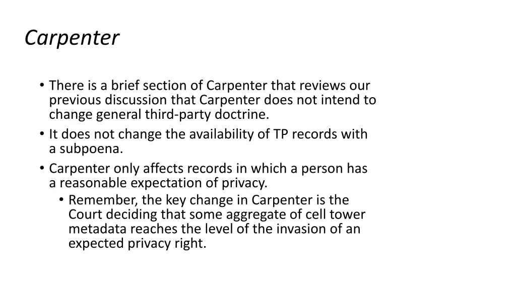 carpenter