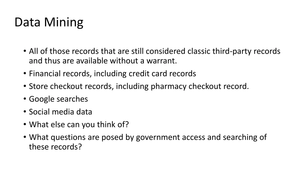 data mining