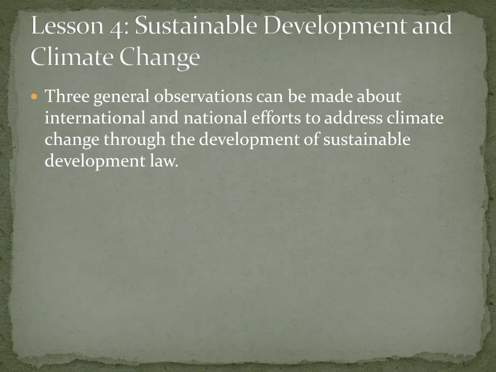 lesson 4 sustainable development and climate 2