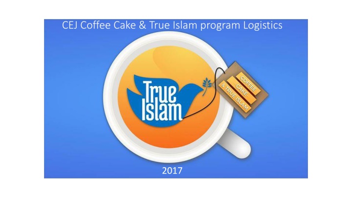 cej coffee cake true islam program logistics
