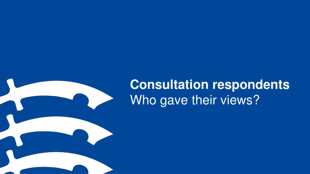 consultation respondents who gave their views