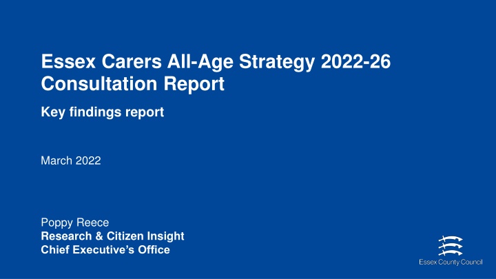 essex carers all age strategy 2022