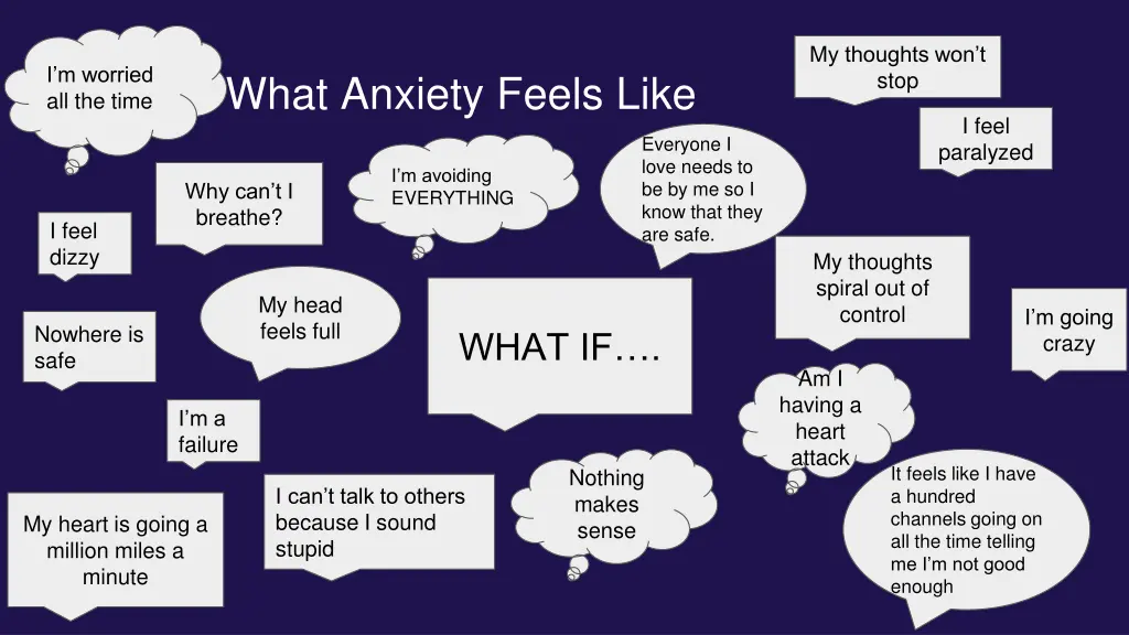 my thoughts won t stop