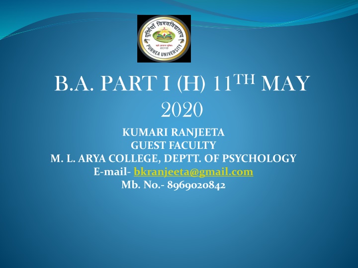 b a part i h 11 th may 2020