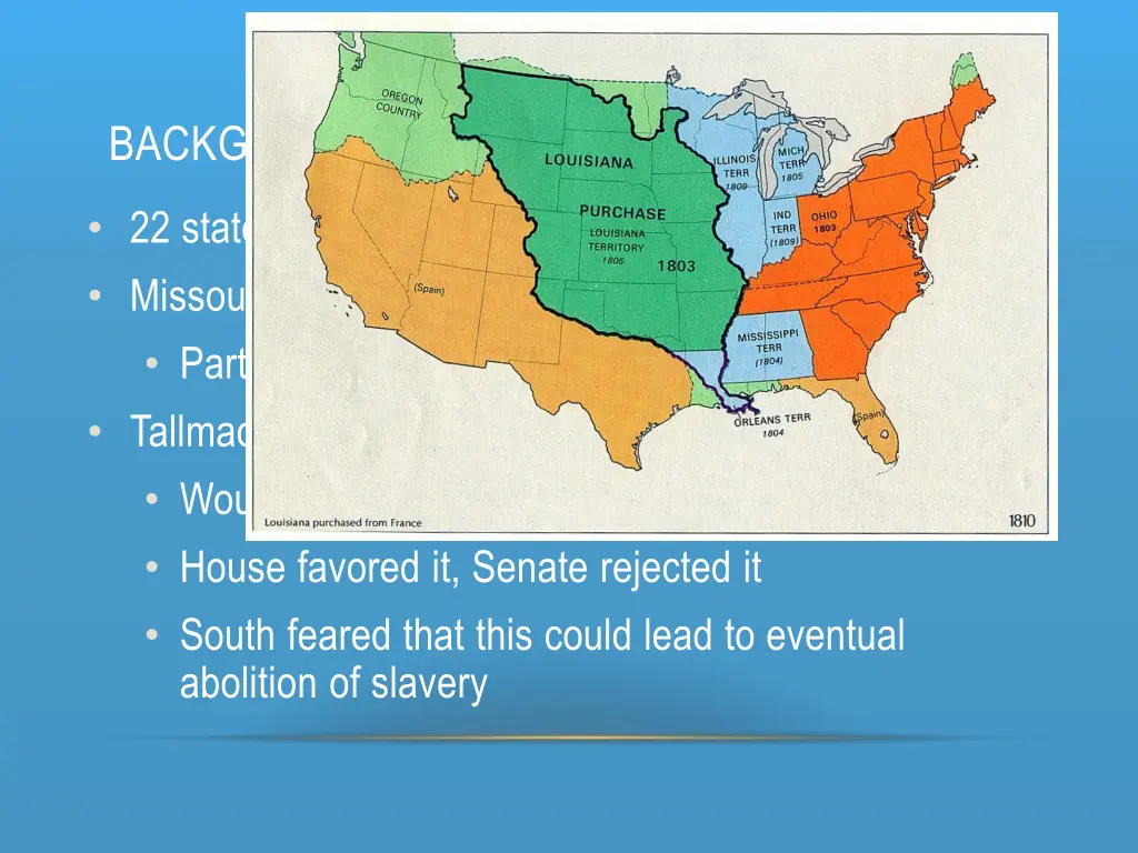 background leading to the compromise
