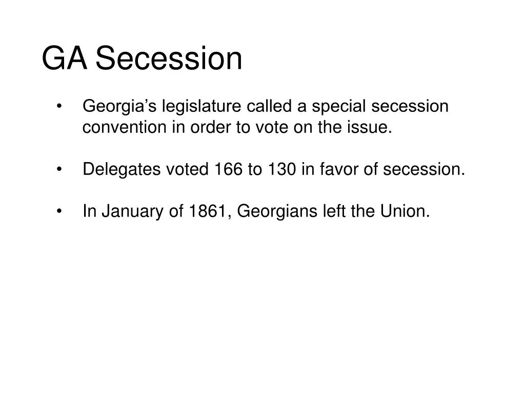 ga secession