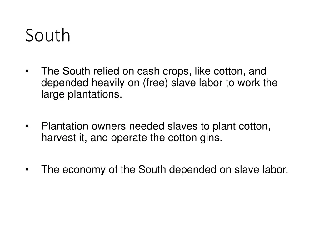south