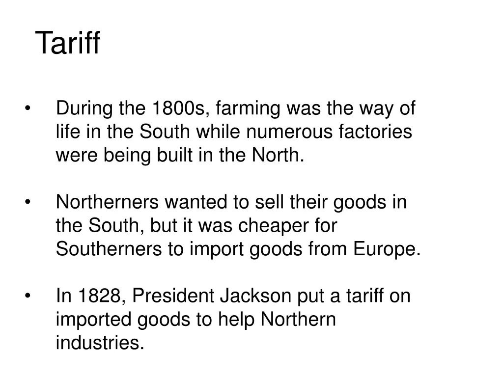 tariff
