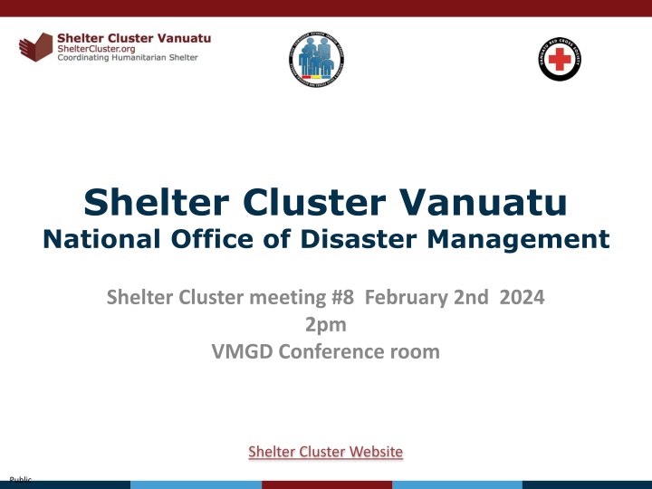 shelter cluster vanuatu national office