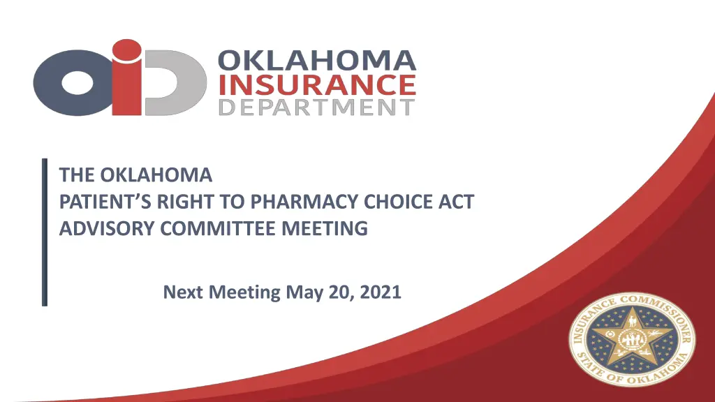 the oklahoma patient s right to pharmacy choice 1