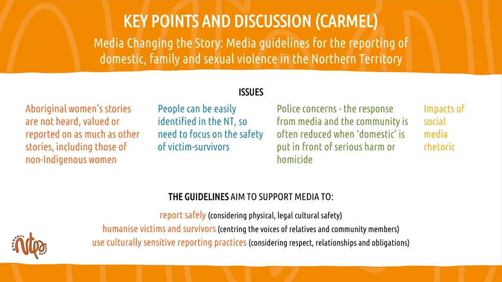 key points and discussion carmel key points