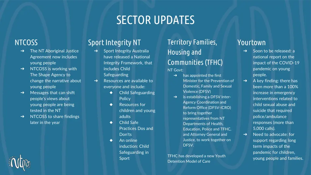sector updates