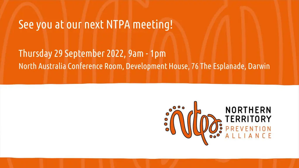 see you at our next ntpa meeting