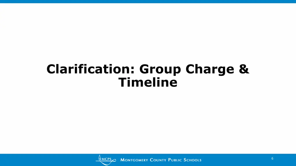 clarification group charge timeline