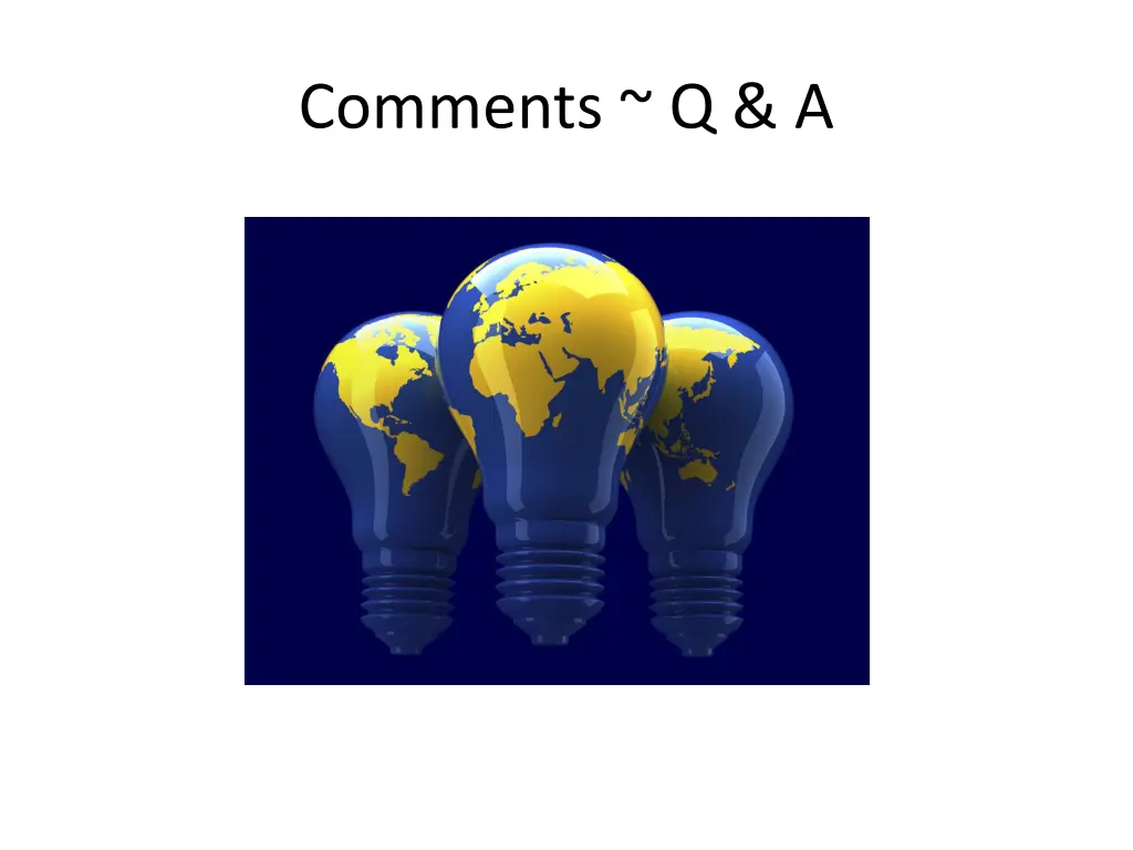 comments q a